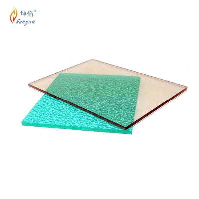 Clear plastic frosted semi transparent polycarbonate solid sheet