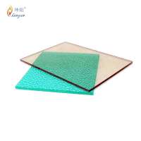 Clear plastic frosted semi transparent polycarbonate solid sheet